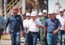 Vicepresidente sectorial de Obras Públicas y ministro de Energía Eléctrica inspeccionan planta TZ1 en Zulia