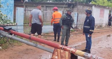 18 casas con daños por lluvias en el municipio Miranda del Zulia