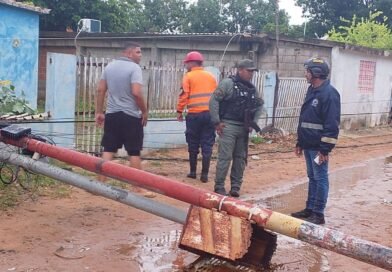18 casas con daños por lluvias en el municipio Miranda del Zulia