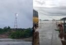 Pánico en el Río Orinoco: Cableado eléctrico explotó y se desprendió sobre un autobús a bordo de una chalana