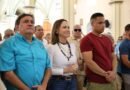 María Corina Machado visita la iglesia de Santa Rosa para agradecer a la Divina Pastora