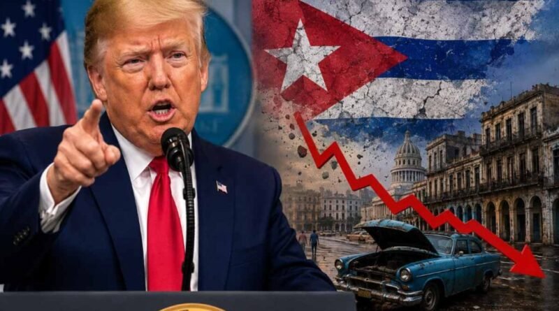 Donald Trump afirma que los buques de EEUU pasarán por Cuba tras la guerra en Irán