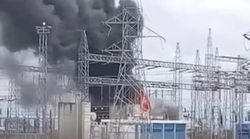 Incendio en subestación eléctrica de Lara alarma a vecinos y hay bajones en siete estado del país